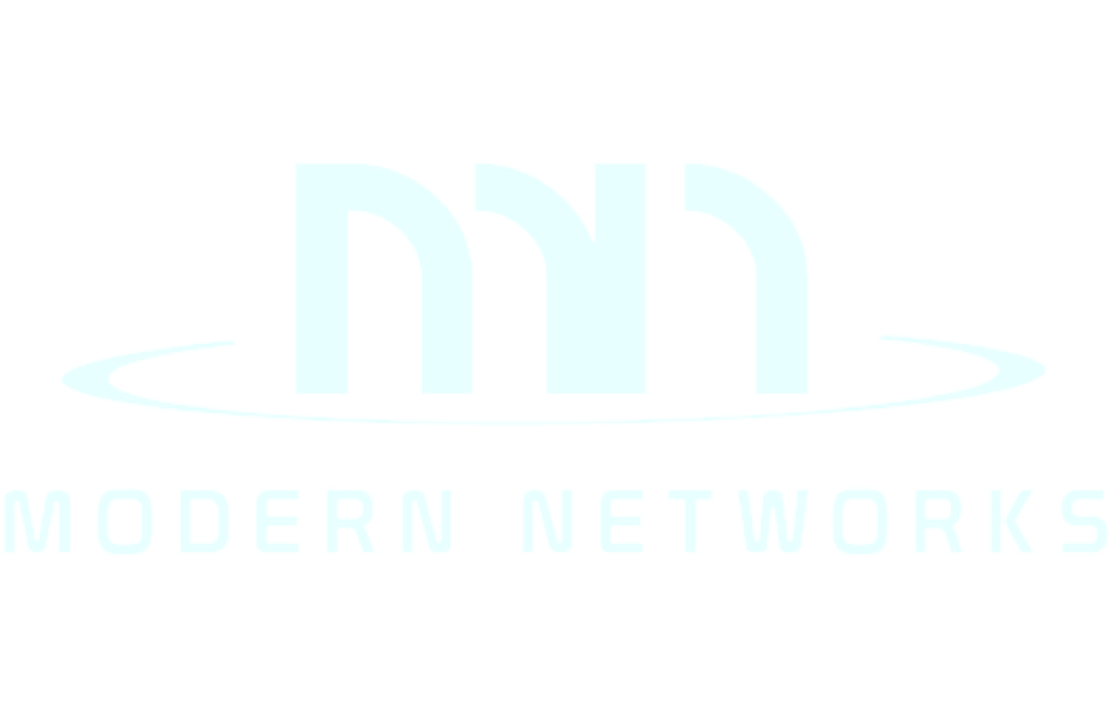 Modern Networks Logo - White Modern Networks Logo - White